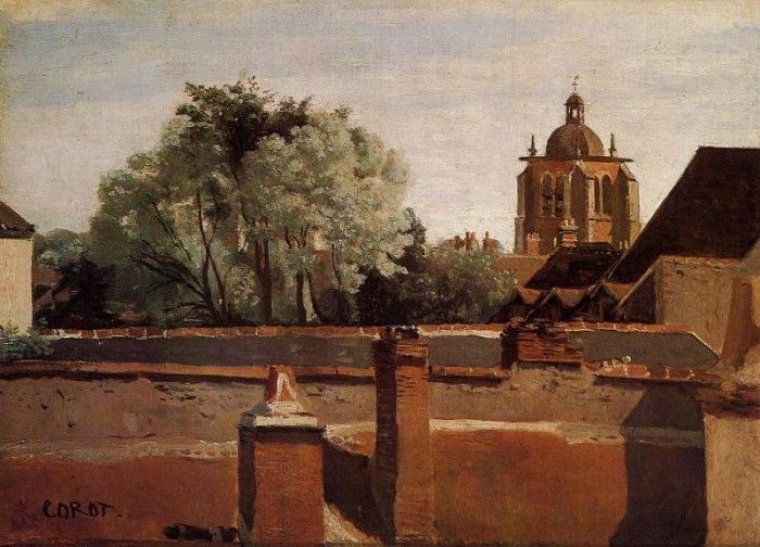 Corot Bell Tower of the Church of Saint Paterne at Orleans. , --