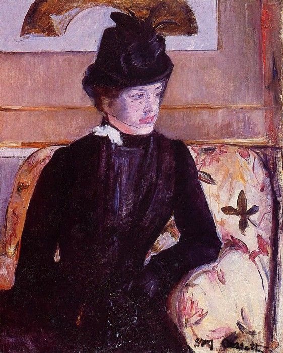 Cassatt Mary Mrs. Gardner Cassatt in Black.  