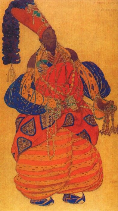 bakst scheherazade the-chief-eunuch 1910. , 