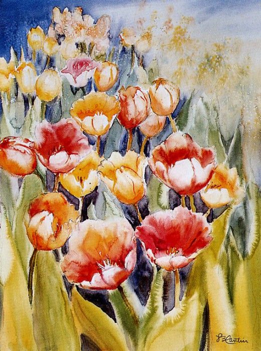Lisette Cantin - Mai au Jardin, De. , 