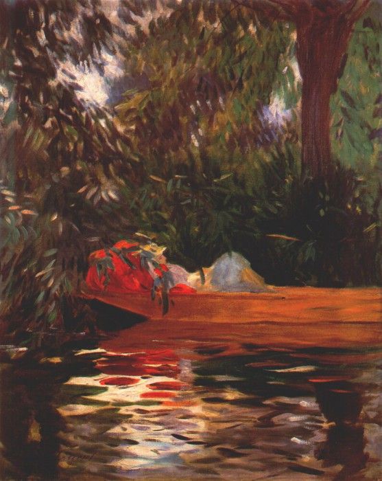 sargent under the willows 1887. ,