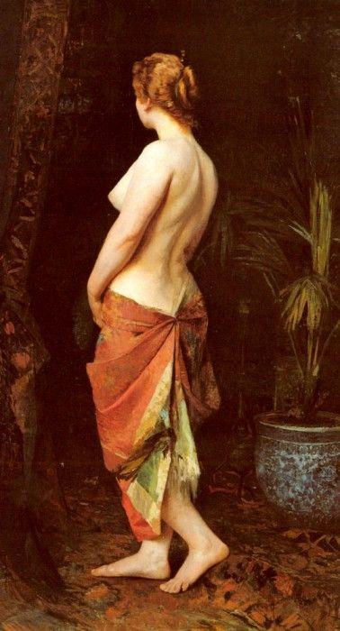 Wauters Camille Standing Nude. , 