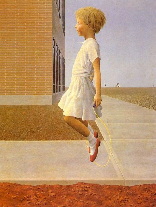 Alex Colville - Child Skipping, De. �������, �����