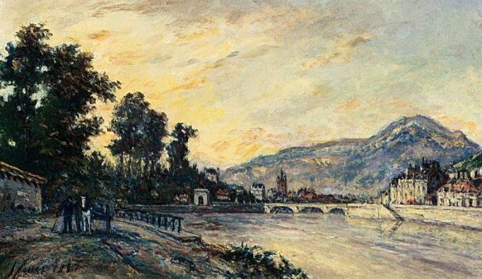 Fesser Josephine A Town By A River. Fesser, 