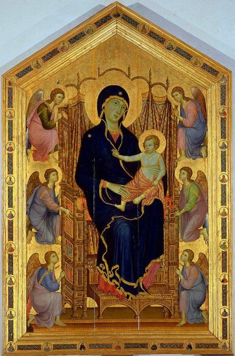 Duccio Madonna Rucellai, Uffizi.   