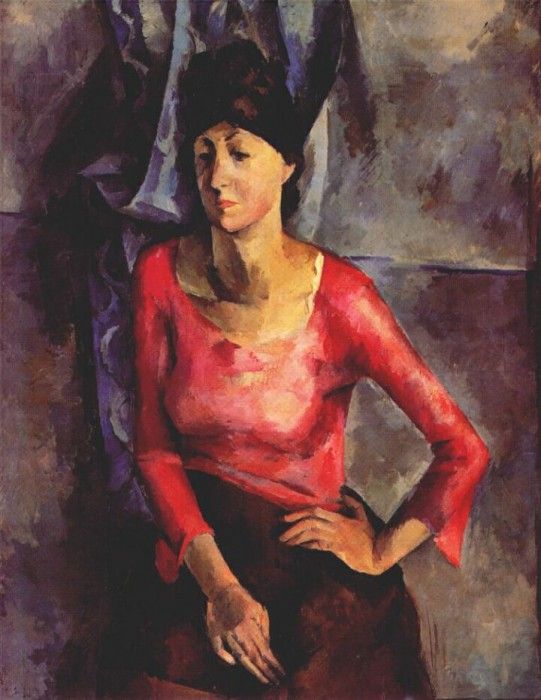 osmerkin ekaterina barkova (the artists wife) 1921. , 