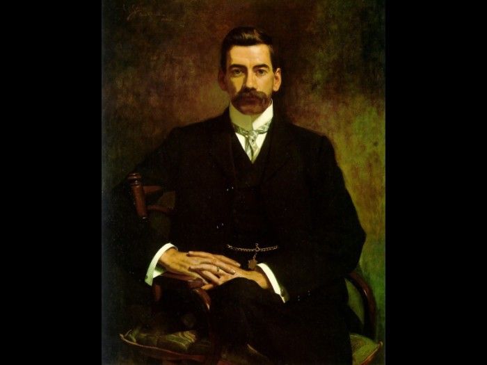 Portrait of J R Hooper 1904 112x86.5cm. , 