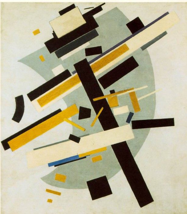 Malevitj Suprematism (Supremus No.58) 1916, State Russian Mu. , 