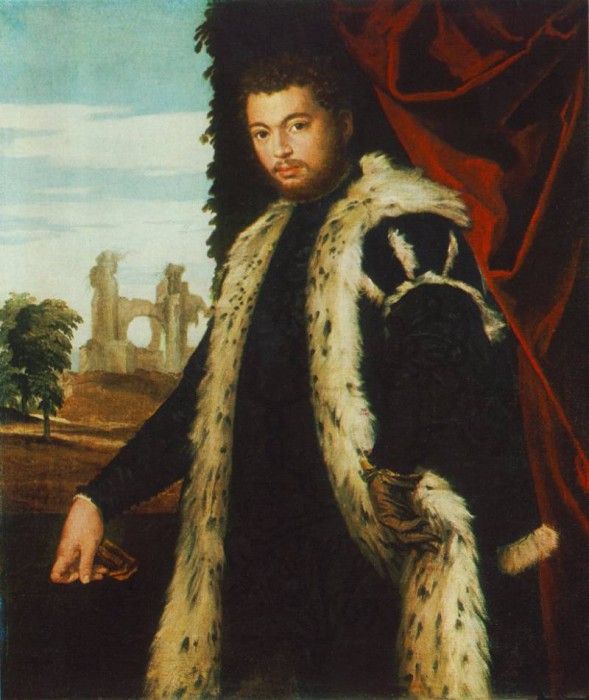 VERONESE PORTRAIT OF A MAN, BUDAPEST. , 