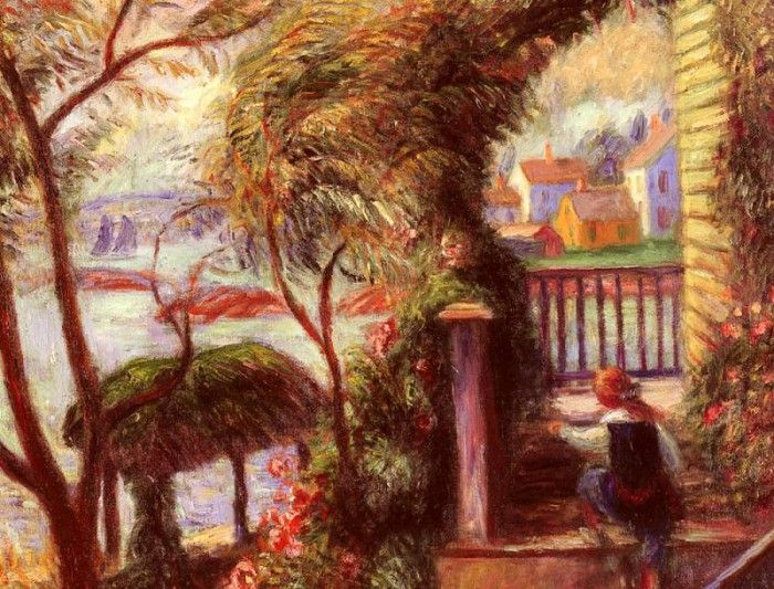 Glackens William J East Point Gloucester. Glackens, 