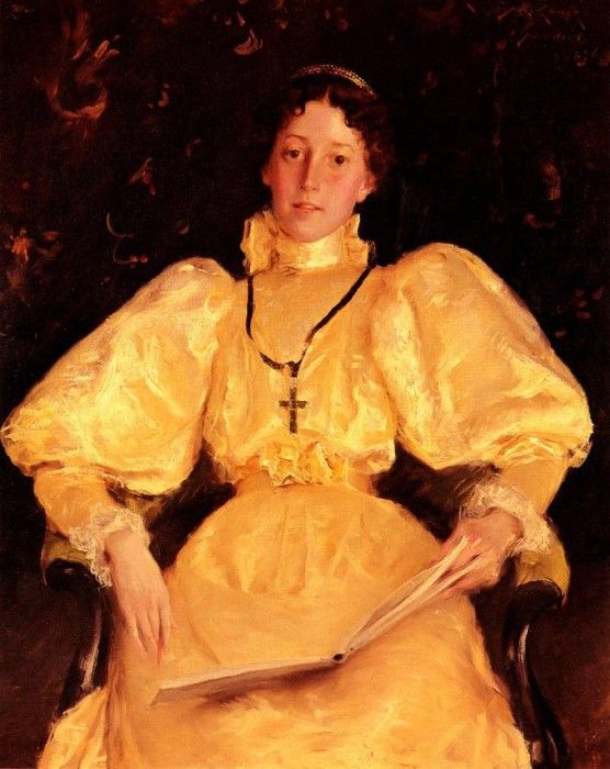 Chase William Merritt The Golden Lady. ,  