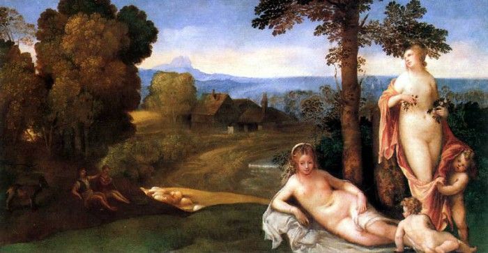 ger-Giorgione-NymphsAndChildrenInaLandscapeWithShepherds. 