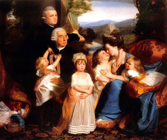 Y09 John Singleton Copley The Copley Family sqs. ,  