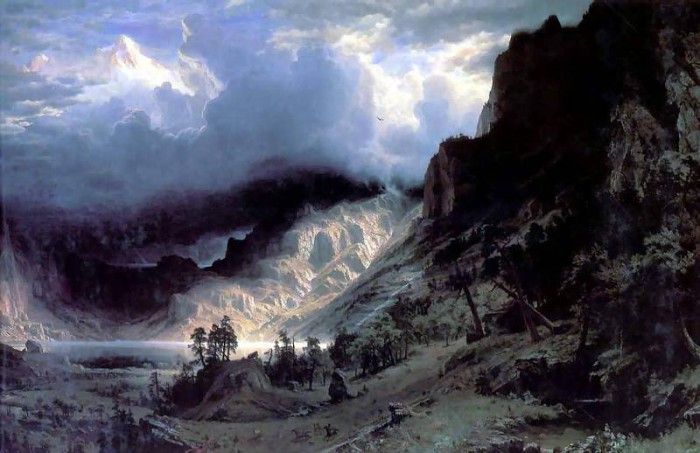 hudson rv sc csg013 storm in the rocky mountains-albert rosalie 1886. , 