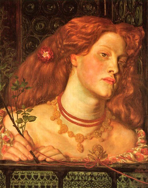 Rossetti, Dante Gabriel - Fair Rosamund 1861 (end. ,  
