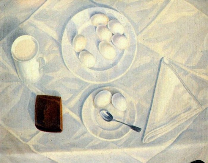 chupiatov still life in white 1936. 