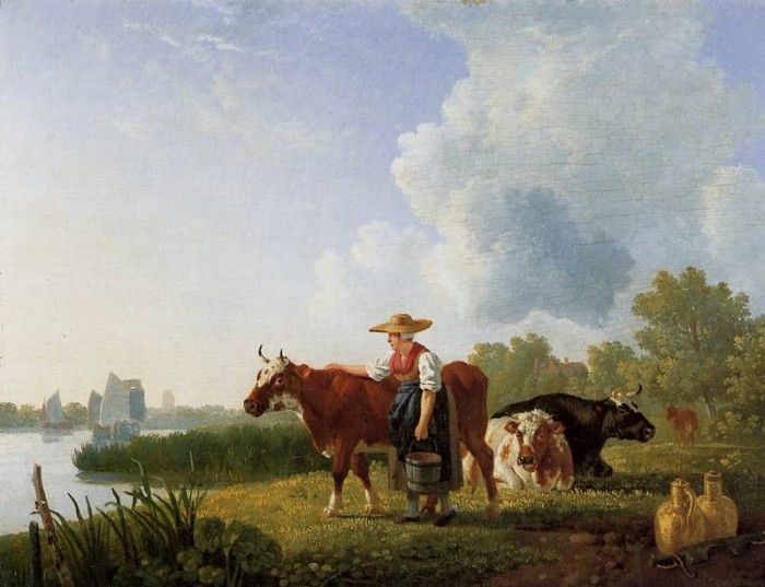 Koningh de Leendert The dairy maid Sun. Koningh 