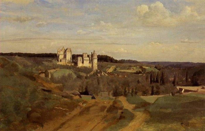 Corot View of Pierrefonds. , --