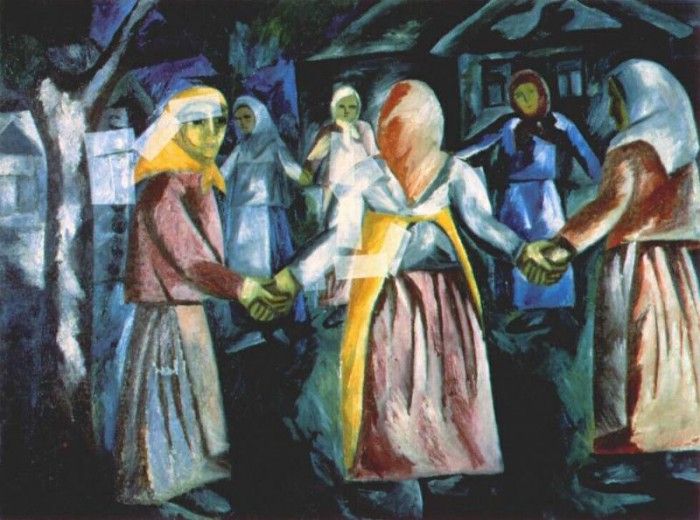 goncharova round dance 1910. , 