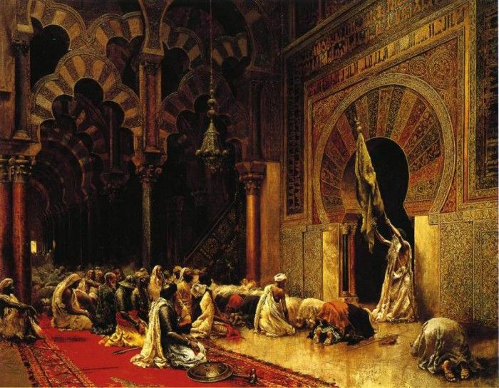 Weeks Edwin Lord Interior of the Mosque at Cordova. ,  