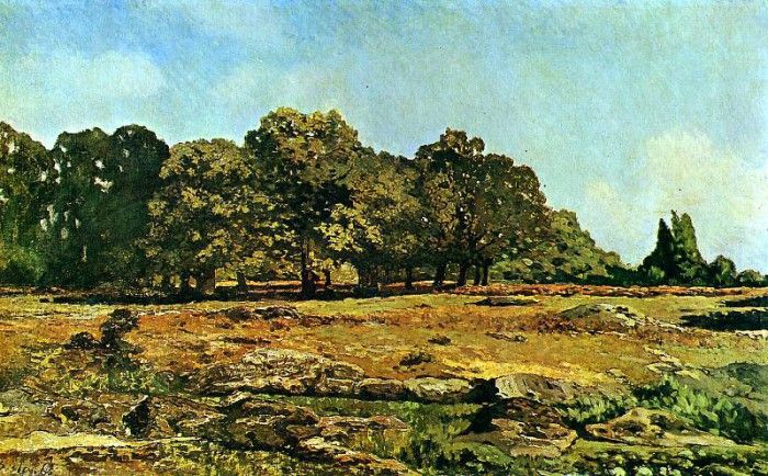 Sisley Alfred Trees at La Celle Saint Cloud Sun. , 