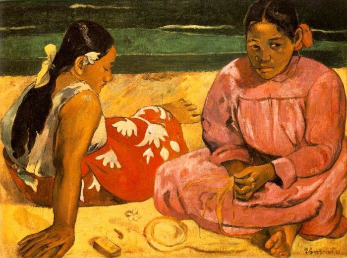 Femmes de Tahiti (Sur la plage) (Tahitian Women On the Beach) 1891. , 