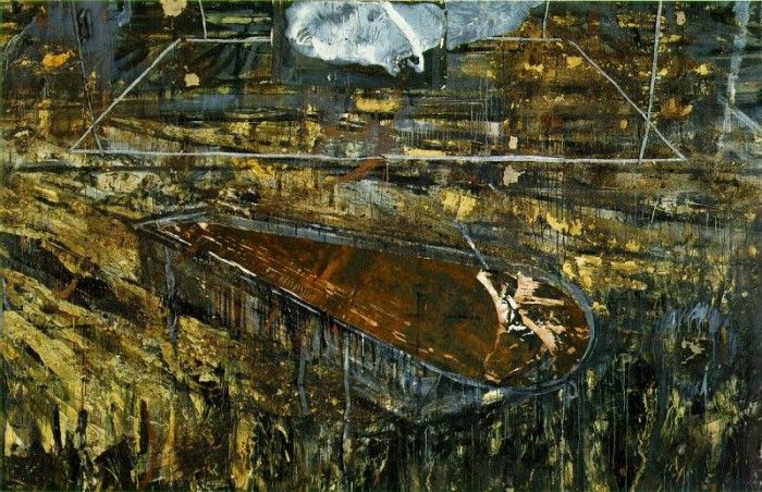 Kiefer The red sea, 1984-85 (240 Kb)  Oil, emulsion, and she. , 