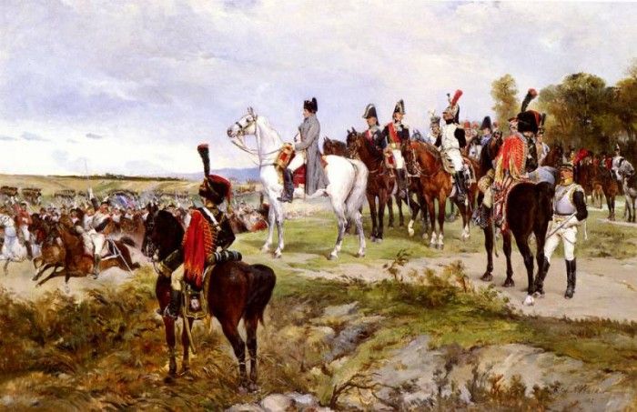 Walker James Alexander Napoleon Watching The Battle Of Friedland  1807. ,  