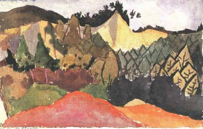 Klee In the Quarry, 1913, Klee foundation, Bern. , 