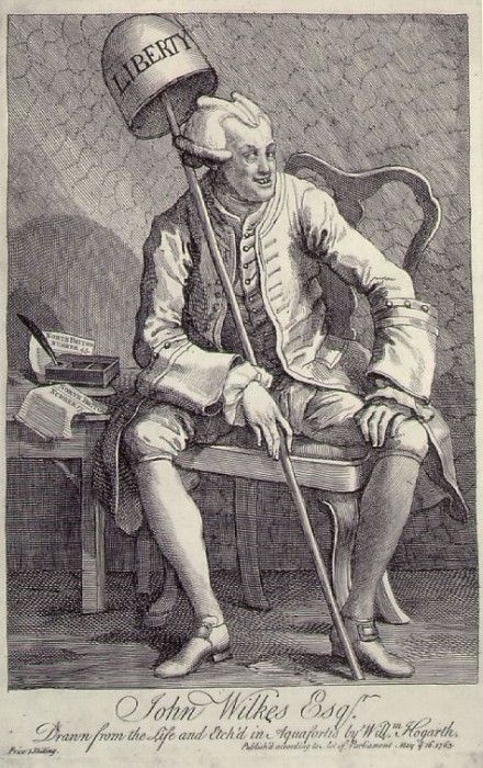 Hogarth John Wilkes Esq 1763. , 
