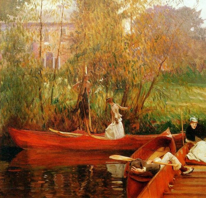 Sargent John Singer The boating party Sun. ,  