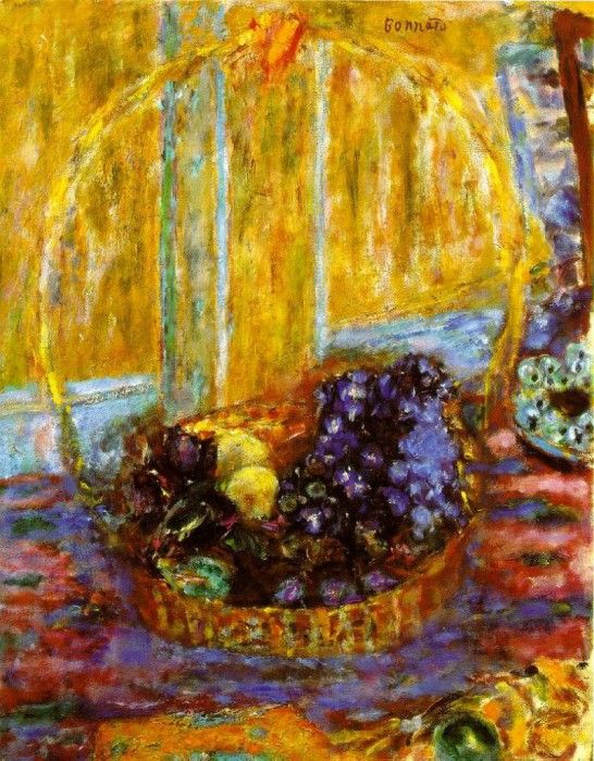 Bonnard Corbeille de fruits, ca 1946, 86.5x71 cm, The Reader. , 