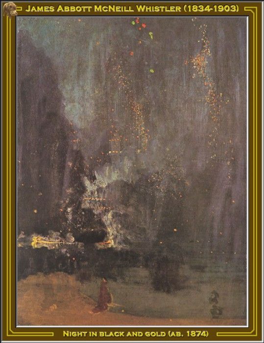 James A Whistler-Night In Black And Gold(-1874) Po Amp 054. ,   