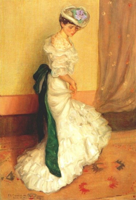 frieseke the green sash 1904. Frieseke,  