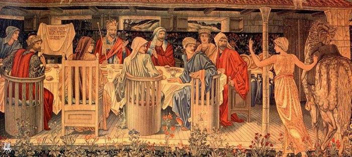 ma Burne-Jones La Table Ronde. , 