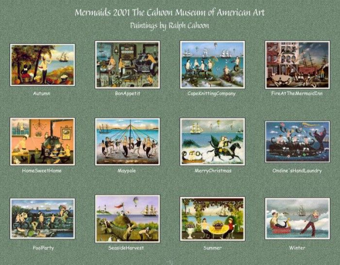 CahoonRalph!-2001-Calendar-Index-sj. �����, �����