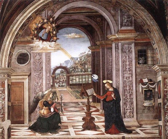 PINTURICCHIO Annunciation.    