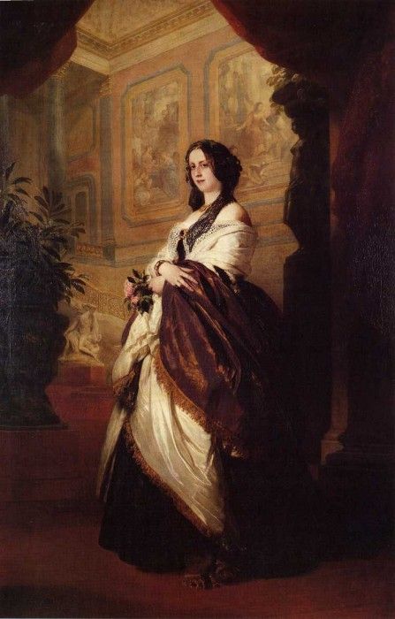 Winterhalter Franz Xavier Harriet Howard Duchess of Sutherland. ,  