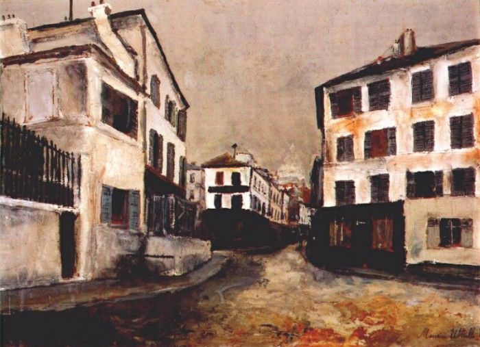 utrillo rue norvins 1912. , 