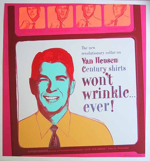 Warhol - Van Heusen (ronald Reagan). , 