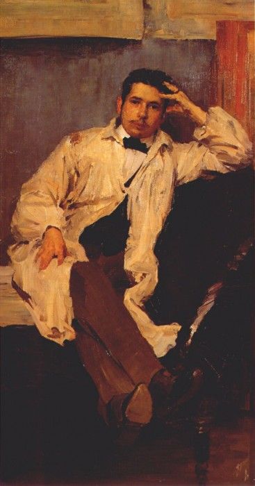 malyavin portrait of k a somov 1895. , 