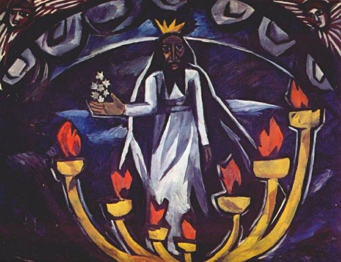 goncharova elder with seven stars c1910. , 