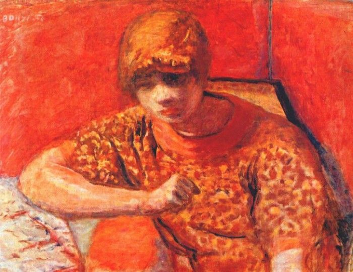 bonnard the orange blouse c1913.  