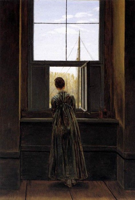 FRIEDRICH Caspar David Woman At A Window. ,  