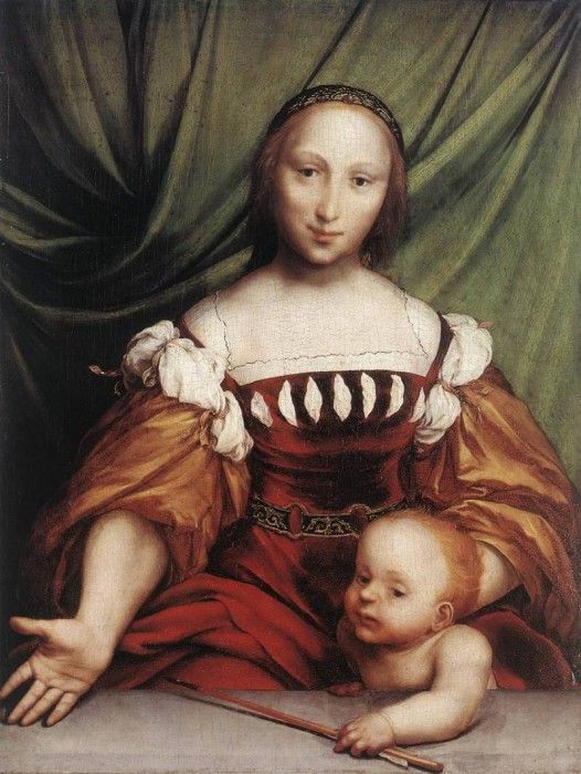 Holbien the Younger Venus and Amor.   