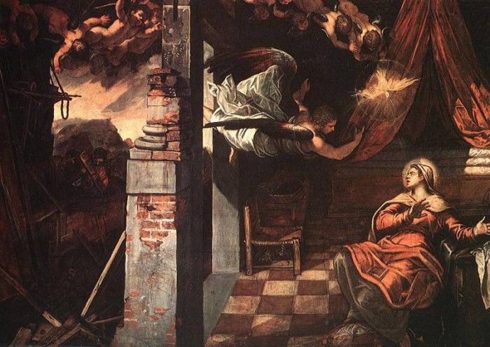 Tintoretto Annunciation. , 