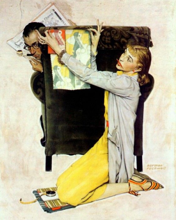 rockwell decorator 1940.  