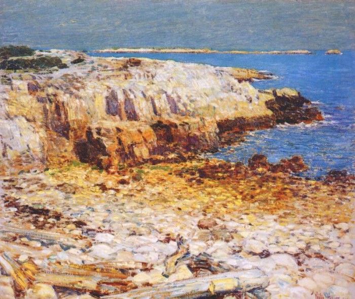 hassam northeast headlands, new england coast 1901. , 