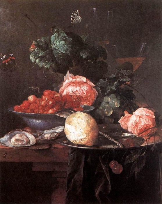 HEEM Jan Davidsz de Still Life With Fruits 1652. ,   