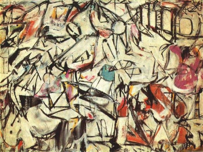 DE KOONING ROSY-FINGERED DAWN AT LOUSE POINT,1963, STEDELIJK. ,  